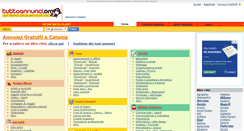 Desktop Screenshot of catania.tuttoannunci.org