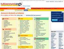 Tablet Screenshot of catania.tuttoannunci.org
