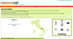 Desktop Screenshot of molise.tuttoannunci.org