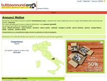 Tablet Screenshot of molise.tuttoannunci.org