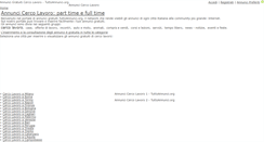 Desktop Screenshot of cerco-lavoro.tuttoannunci.org