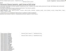 Tablet Screenshot of cerco-lavoro.tuttoannunci.org