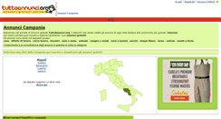 Desktop Screenshot of campania.tuttoannunci.org