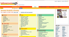 Desktop Screenshot of firenze.tuttoannunci.org