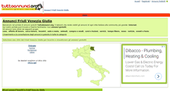 Desktop Screenshot of friuli-venezia-giulia.tuttoannunci.org
