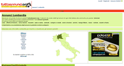 Desktop Screenshot of lombardia.tuttoannunci.org