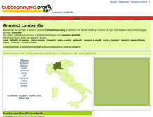 Tablet Screenshot of lombardia.tuttoannunci.org