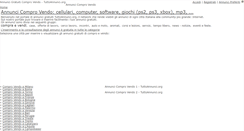 Desktop Screenshot of compro-vendo.tuttoannunci.org