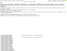 Tablet Screenshot of compro-vendo.tuttoannunci.org